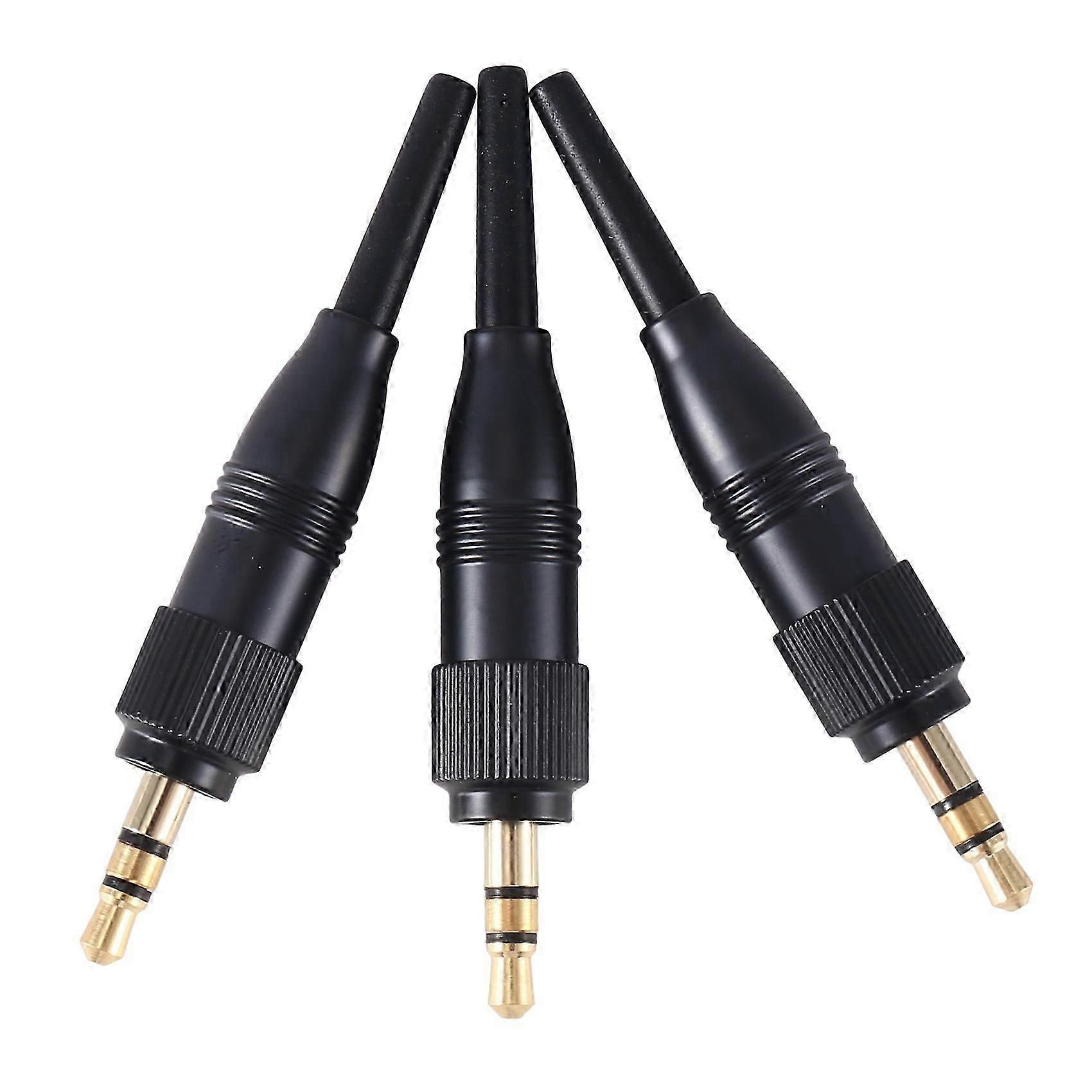 20 Stück 3,5-mm-stereo-schraub-audio-verriegelungsstecker Für Sennheiser Und Sony D11/v1/p03 Mikrofone, Ersatzstecker-adapter – Jxlgv