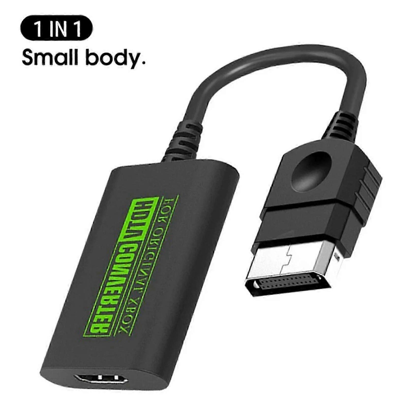 2x Kompatibler Xbox-zu-hdmi-konverter, Digital-video-audio-adapter, Hdtv-projektor, Tv-monitor, Kompatibel Mit Xbox 480p, 720p Und 1080p (jxlgv)