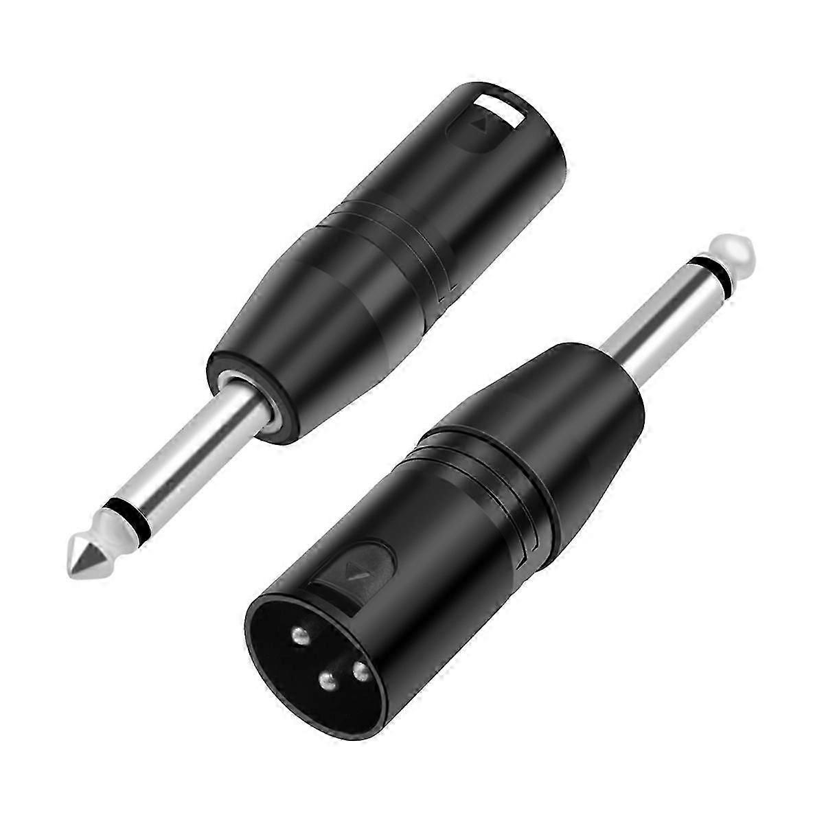 6,35-mm-mono-klinkenstecker Auf Xlr-3-pin-audiostecker-konverter-adapteranschluss Für Kopfhörer, Mikrofon, Verstärker-jxlgv