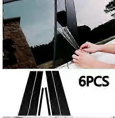 6-teiliges Set Fensterpfosten-abdeckungen Für Honda Civic (2006–2011), Mittelsäulenaufkleber (bc), Spiegeleffekt – Jxlgv