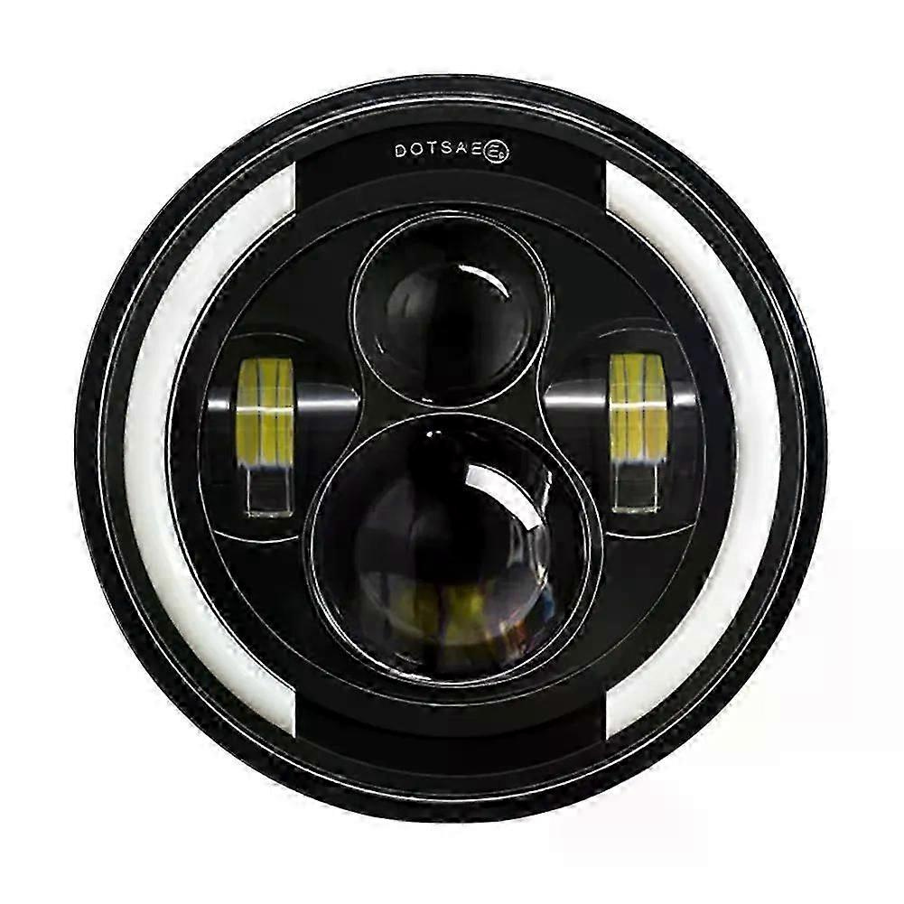 7-zoll-led-auto-/motorradscheinwerfer, 3000k–6000k, H4, 100w, 10000lm, Blinker, Passend Für Harley Softail Touring-jxlgv