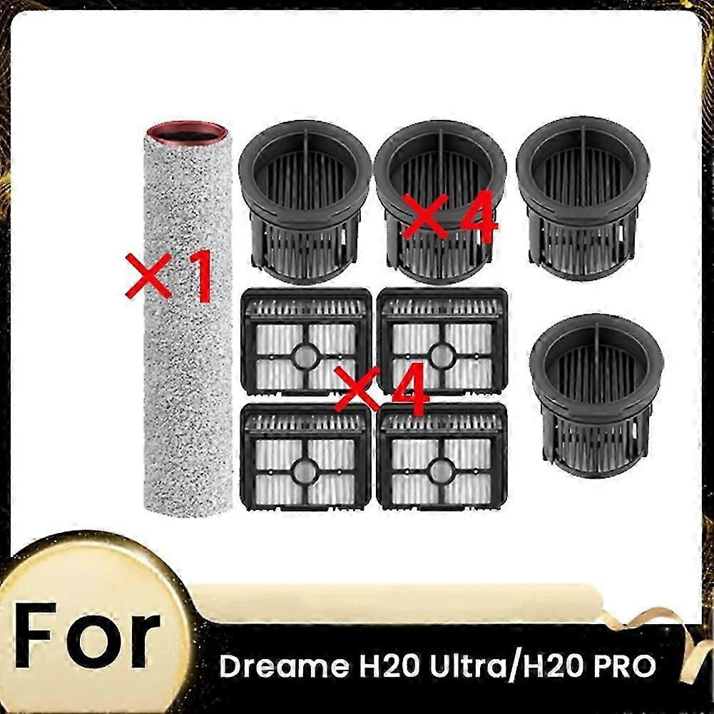 9-teiliges Hauptbürsten- Und Filterset Für Dreame H20 Ultra/h20 Pro Saugroboter – Ersatzteile – Jxlgv