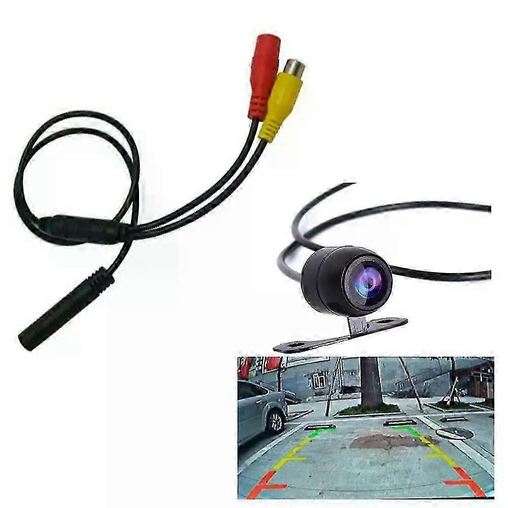4-poliger 23-zoll-stecker Auf Cvbs-buchse-anschlusskabelbaum Für Hd-monitor-fahrzeugrückfahrkamera – Jxlgv