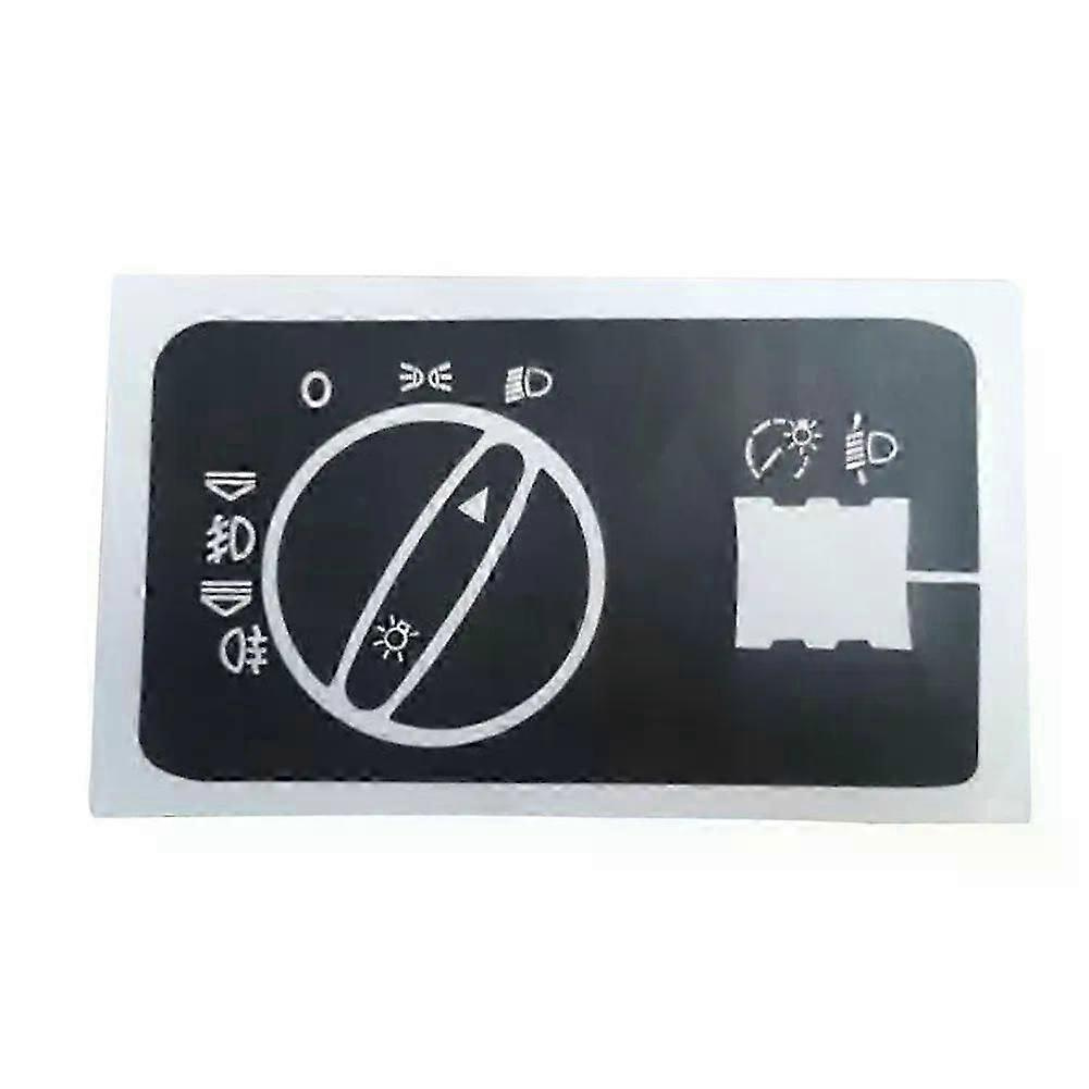 Autopflege, Diy-autoreparatur, Hochwertiger Vinyl-lichtschalteraufkleber, Armaturenbrettknopfaufkleber, Starke Haftung, Praktisch In Der Anwendung - Jxlgv