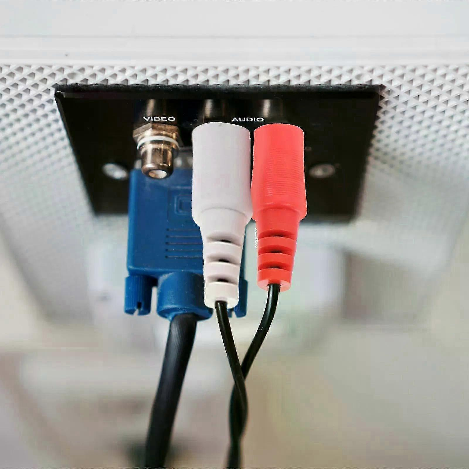 Rca-zu-lautsprecherkabel-konverter (high-to-low-rca-konverter) – Line-ausgangskonverter, Geeignet Für Subwoofer- Und Autolautsprecherkabel Auf 2 Rca-buchsen (jxlgv)