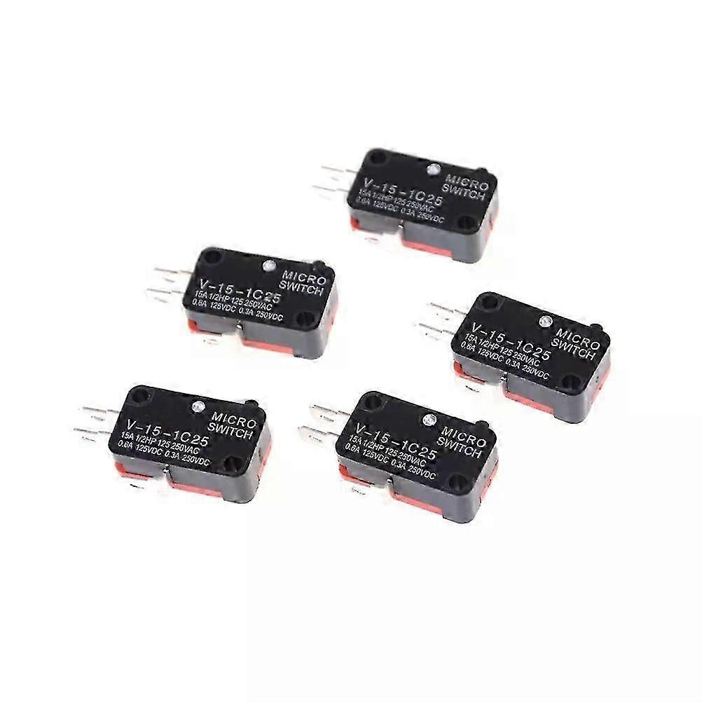 5 Stück V-15-1c25 Kw9-0 Mikro-endschalter 15a 125/250vac-jxlgv