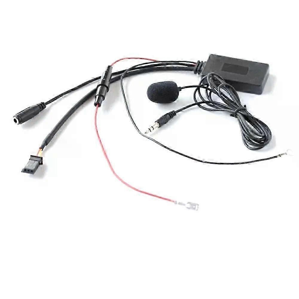 Biurlink Autoradio-audio-mikrofon-adapter Mit Bluetooth-aux-kabel, Passend Für Mercedes-benz E/cls/slk Aux-eingang (04-08) Mit Comand-system – Jxlgv