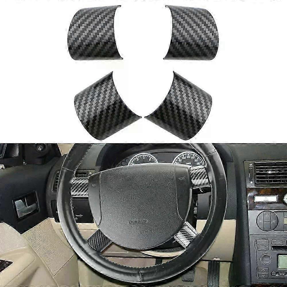 Carbonfaser-lenkradaufkleber (4-teilig) Passend Für Ford Mondeo 2004, 2005, 2006 (styling-zubehör) – Jxlgv