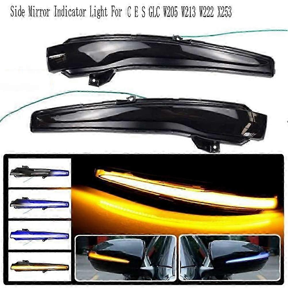 Dynamischer Blinker Mit Sequenzieller Seitenblinkeranzeige, Kompatibel Mit Mercedes-benz Ces Glc W205 W213 W222 X253-jxlgv
