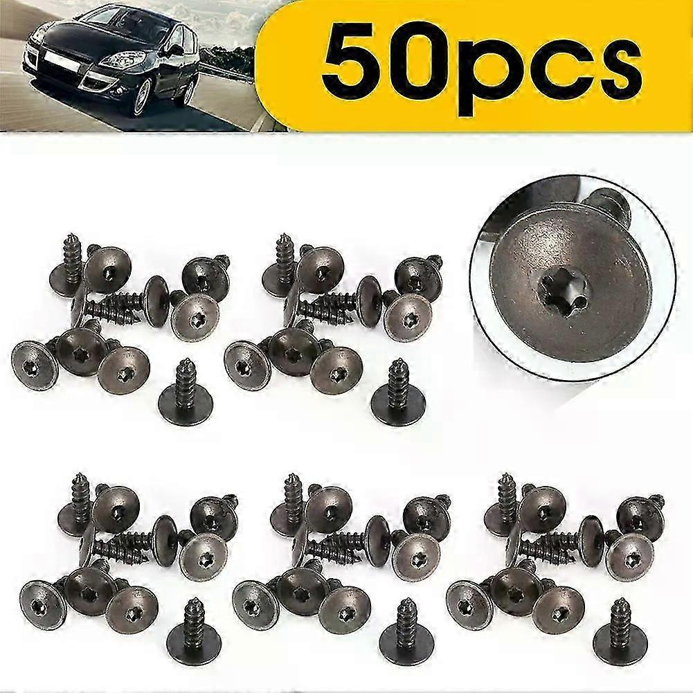 50-teiliges Set Motorabdeckung Unterbodenschutz Spritzschutz Radlauf Torx-schrauben Befestigungsclips Universalpassform Für Golf N90974701-jxlgv