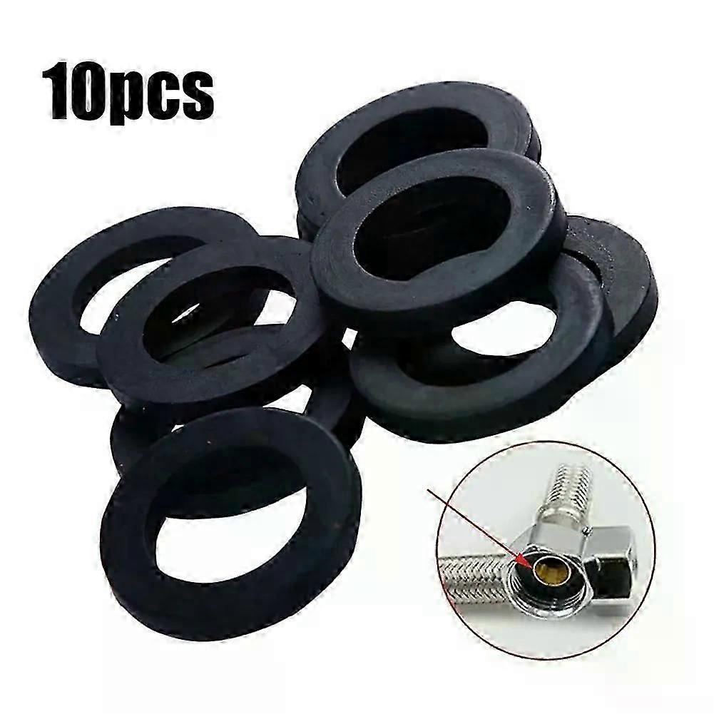 10 Stück 1/2" Gummi-o-ring-unterlegscheiben, Duschschlauchdichtung, Badarmatur-unterlegscheiben, Dichtungsring, Badezimmerzubehör, 19 Mm - Jxlgv