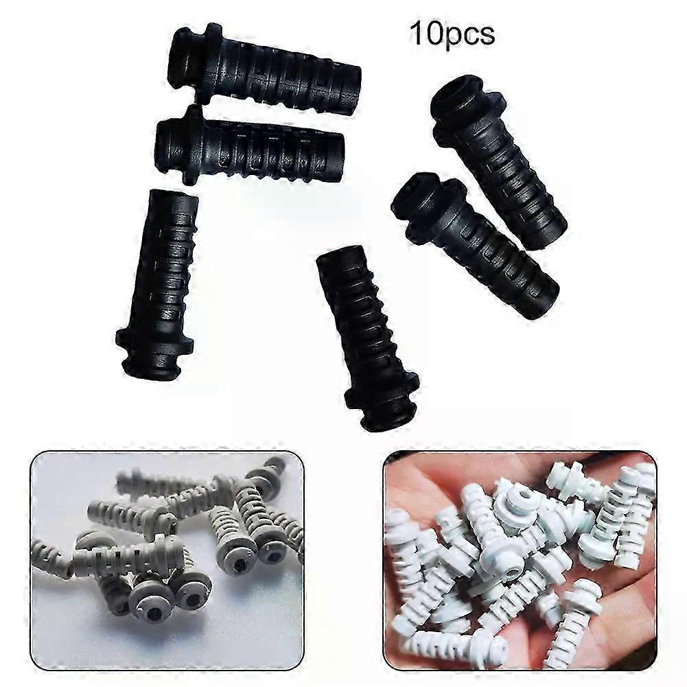 10 Stück 3/4/5 Mm Kabelverschraubungen, Zugentlastung Aus Gummi, Kabelschutzhülle, Polyamid Pa6 V-2 Kabelschutzhüllen - Jxlgv
