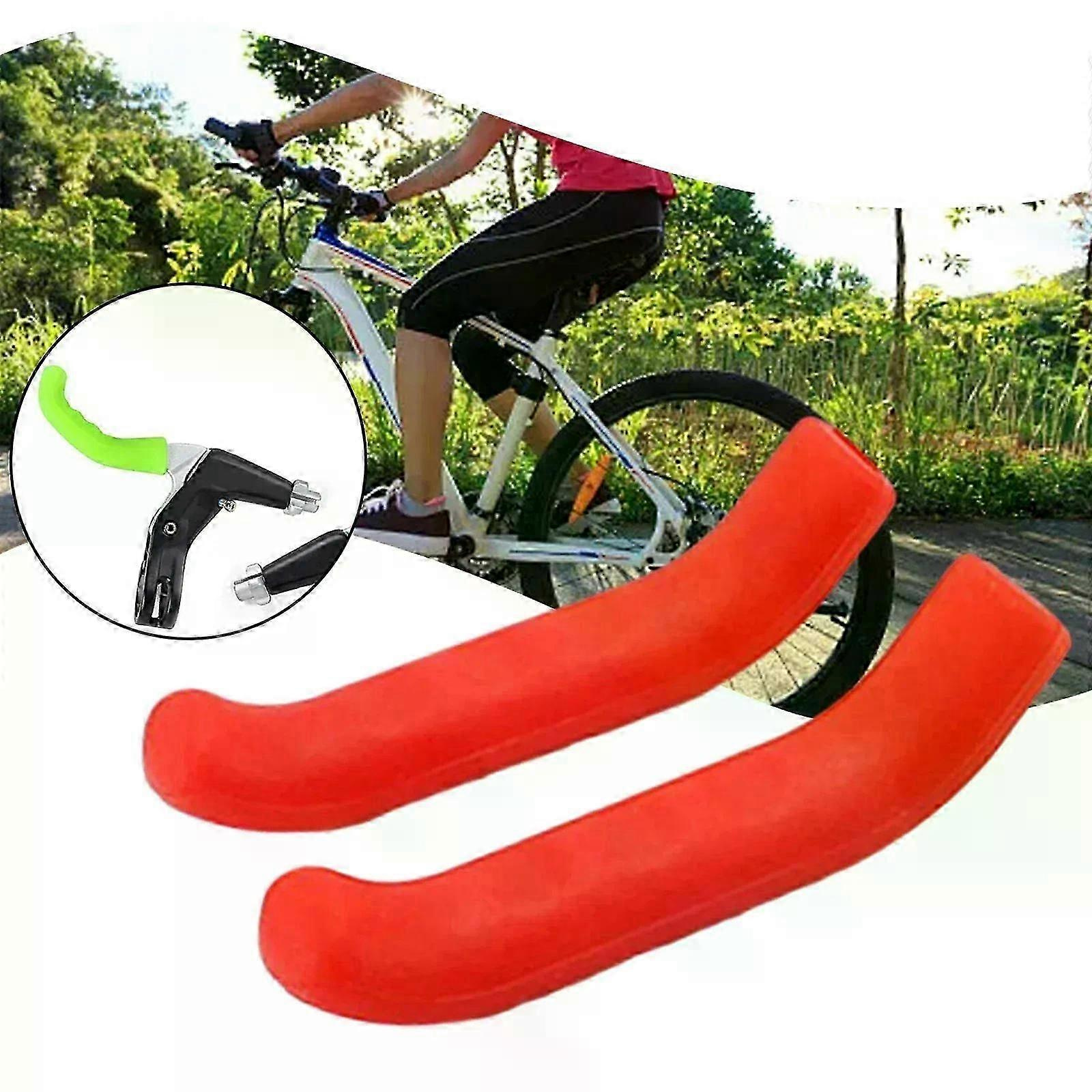 Grau, Grün, Rosa, Lila, Rot, Tpr, Gelb, Schwarz, Blau – Rutschfeste Bremshebelüberzüge – Wasserdichte Überzüge Für Mountainbikes Und Rennräder (1 Paar) – Jxlgv