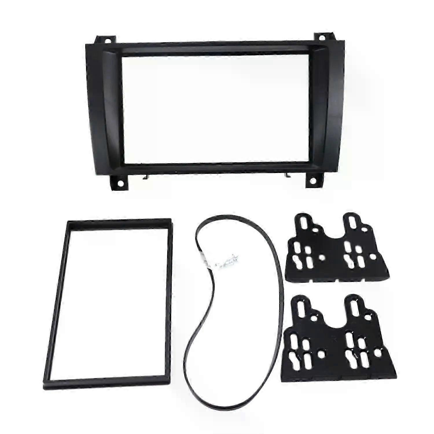 Einbausatz Für Autoradio, Radioblende, Dvd-panel, 2-din-rahmen, Passend Für Mercedes-benz Slk-klasse (r171) 2004-2011-jxlgv