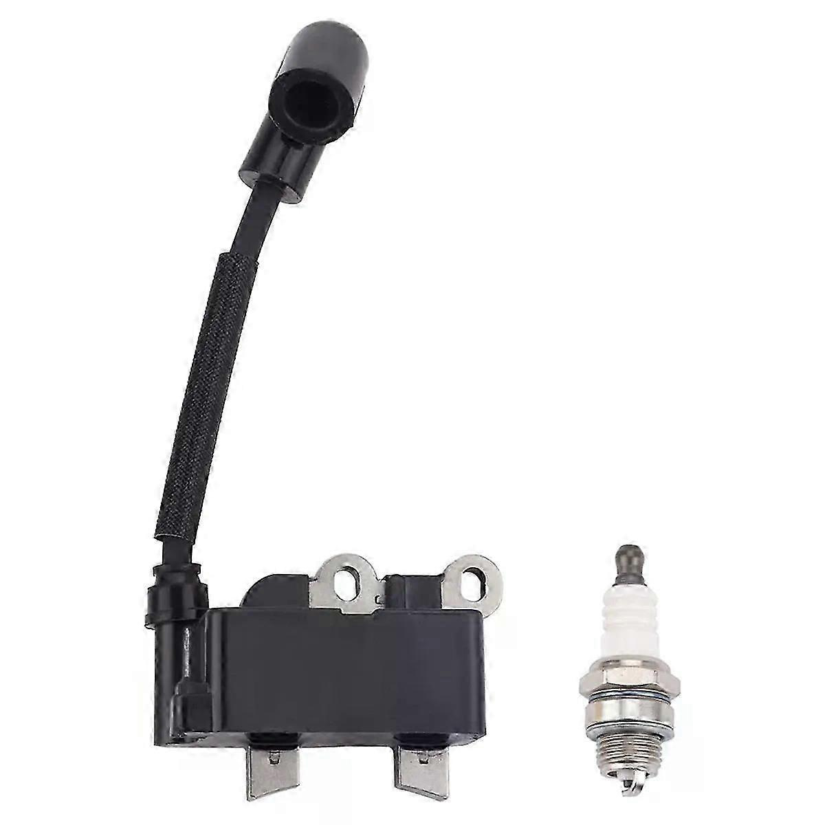 Zündspule 291337001 Passend Für Ryobi Ry251ph, Ry252cs, Ry253ss, Ry254bc 25cc Und 254cc Rasentrimmer + Zündkerze-jxlgv