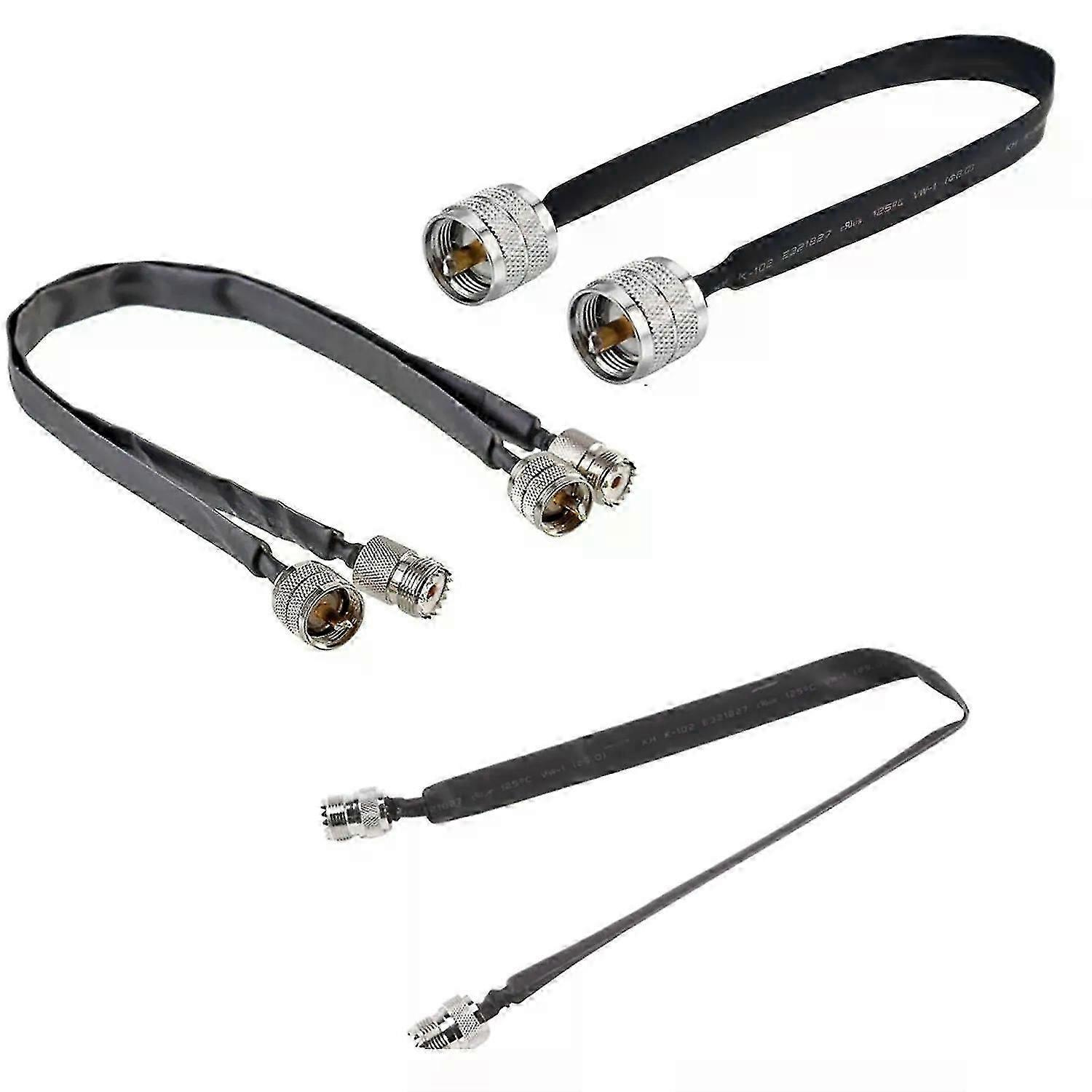 Fenster-/türdurchführung, Flachkabel, Uhf Auf Uhf Pl259 So239 Stecker/buchse, Passend Für Helium Miner Antenne, Koaxialkabel Jxlgv