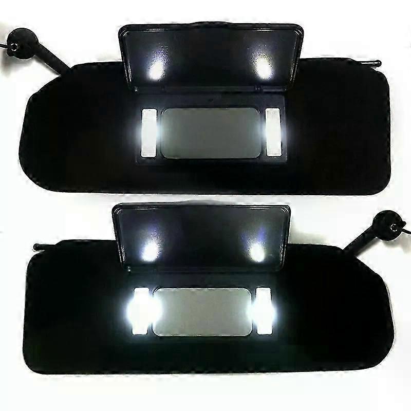 Front-sonnenblenden Mit Spiegeln Und Led-beleuchtung, Passend Für Chevrolet Corvette C5 (1997–2004), Teilenummer: 10442033, 10442034-jxlgv