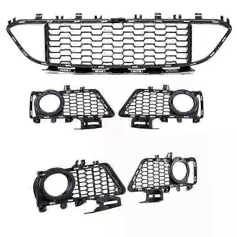 Frontstoßstange, Unterer Nebelscheinwerfergrill, Passend Für Bmw 3er F30 F31 Lci M-sport Ab 2011 (jxlgv)
