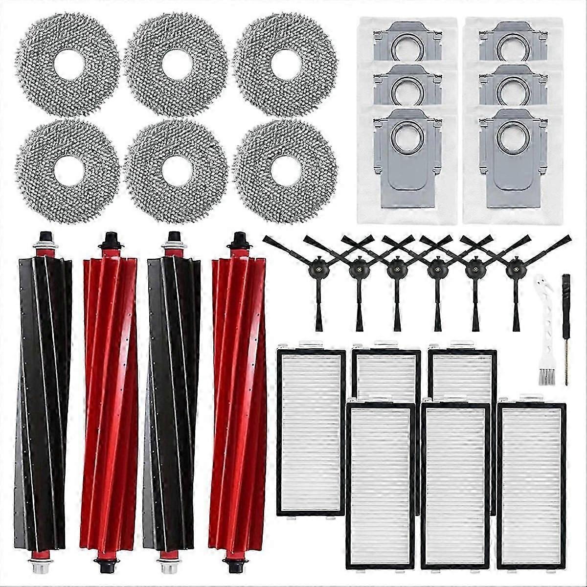 Ersatzteil Jxlgv Für Qrevo Master/v20/p10s Pro Staubsaugerroboter: Haupt- Und Seitenbürste, Filter, Wischtuch, Staubbeutel
