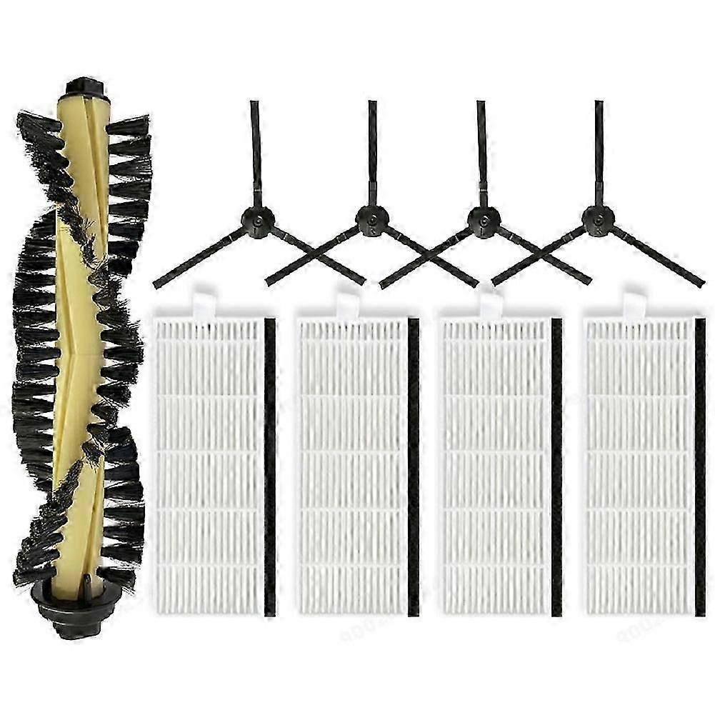 Kompatibel Mit Ilife Chuwi A4 A4s A40 X432 Walzen-hauptseitenbürste Hepa-filter, Kompatibel Mit Sieb / Amibot Spirit H2o Roboterreiniger-jxlgv