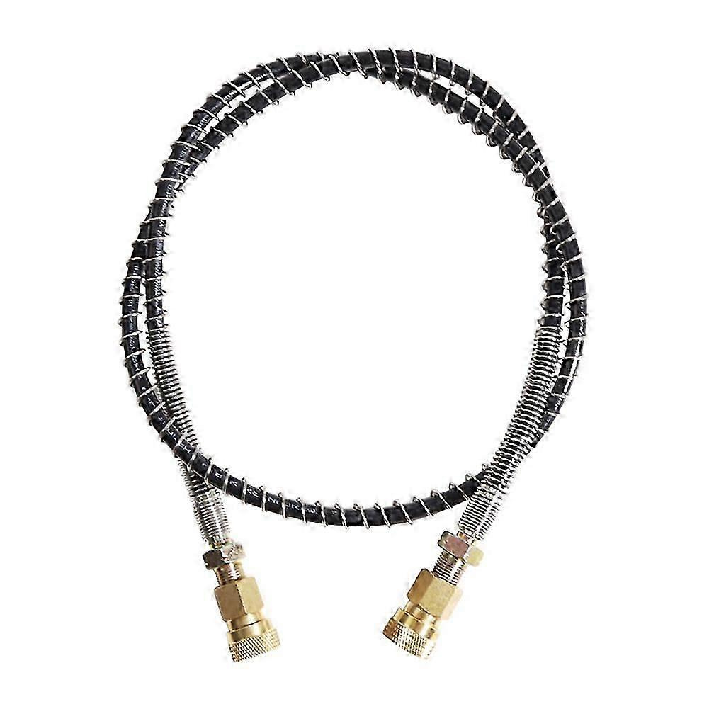 Hochdruckschlauch Mit Federwicklung, 100 Cm Lang, Für Pcp-pneumatik-luftbefüllpumpe, Nylon, Schwarz – Jxlgv