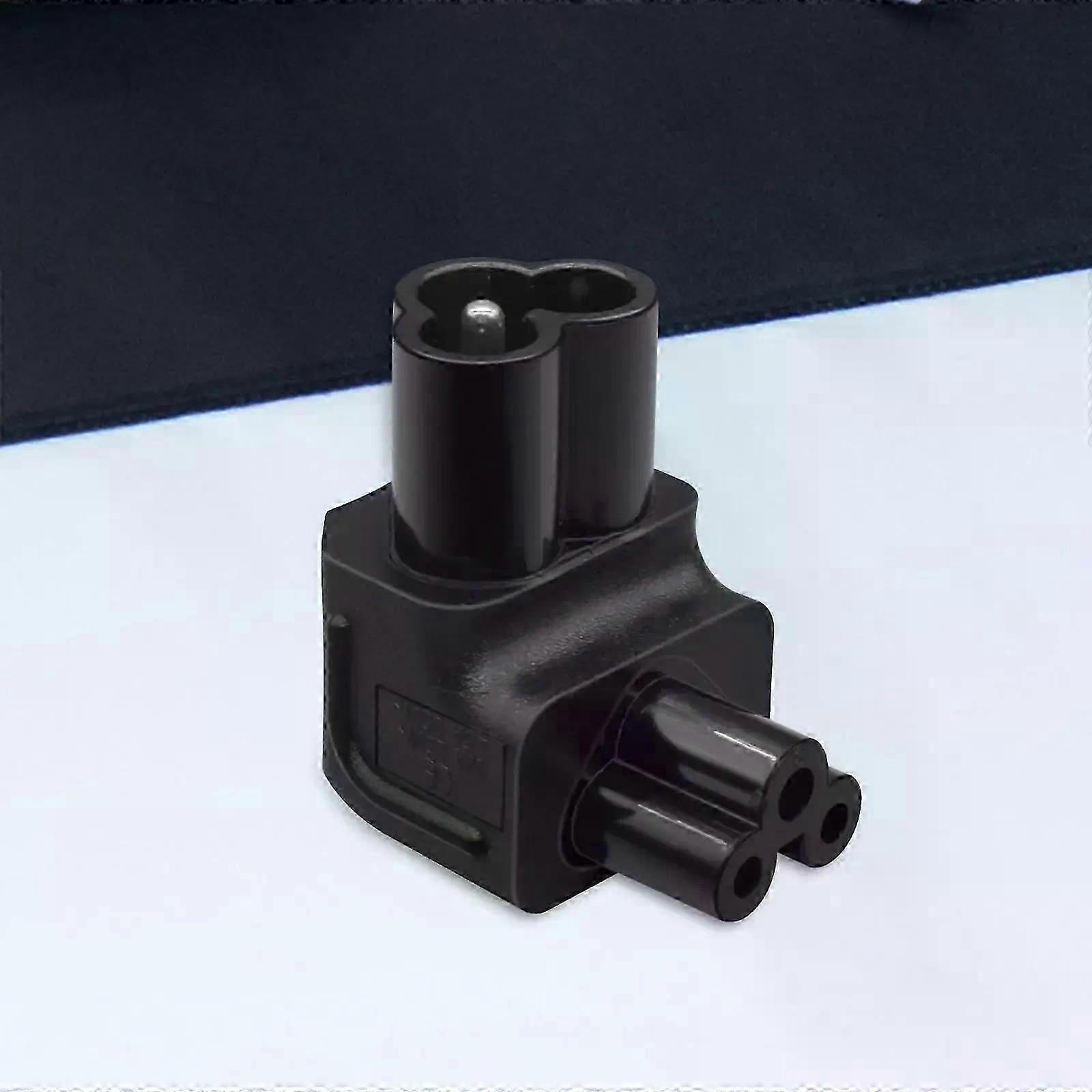 Stromwandler-steckeradapter Iec320 C6 Auf C5 Schwarz 90 Grad Nach Oben Abgewinkelt Ersatzteile Zubehör Langlebiger Stromwandler-jxlgv