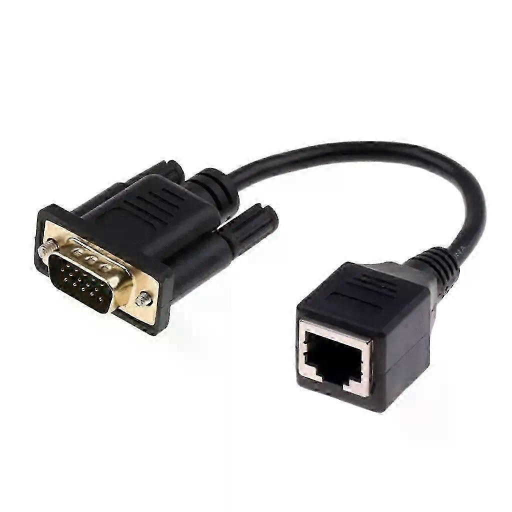 Rj45-auf-vga-kabel (vga 15-pin Stecker Auf Rj45 Buchse) Ethernet Lan-jxlgv