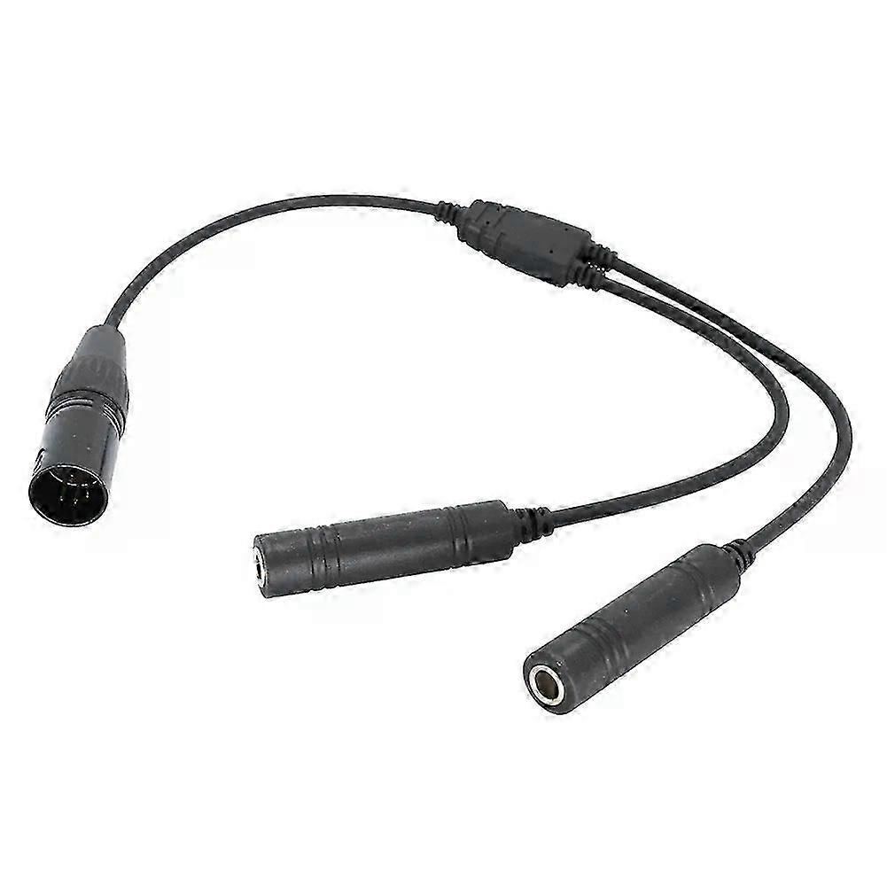 Ga-doppelstecker Auf Airbus 5-poligen Xlr-adapter, Universelles Ga-doppelstecker-auf-5-poliges-xlr-kabel, Passend Für Die Luftfahrtkommunikation – Jxlgv