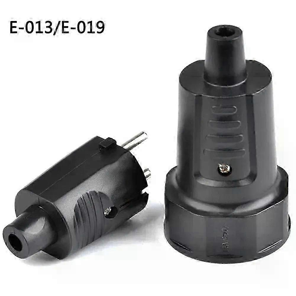 1 Stück Eu-netzadapter, Wasserdichte Steckdose, Schutzkontaktgummikupplung, Wasserdichte Eurosteckerkupplung Für Den Außenbereich, 250 V, 16 A – Jxlgv