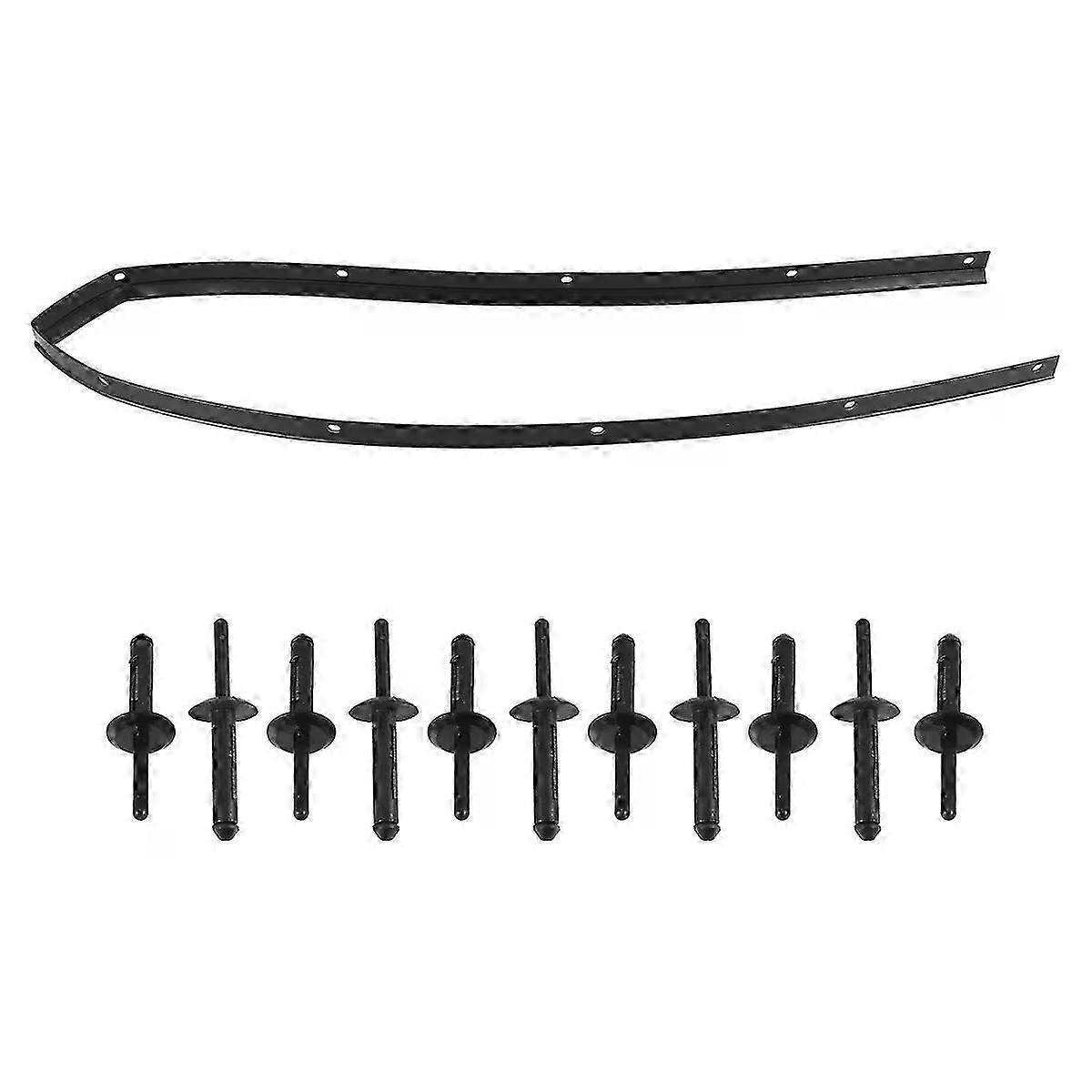 Frontstoßstangen-motorhaubendichtung, Wasserdicht, Mit Nieten, Passend Für Dodge Challenger 2008- 68051392ab 68051392aa-jxlgv