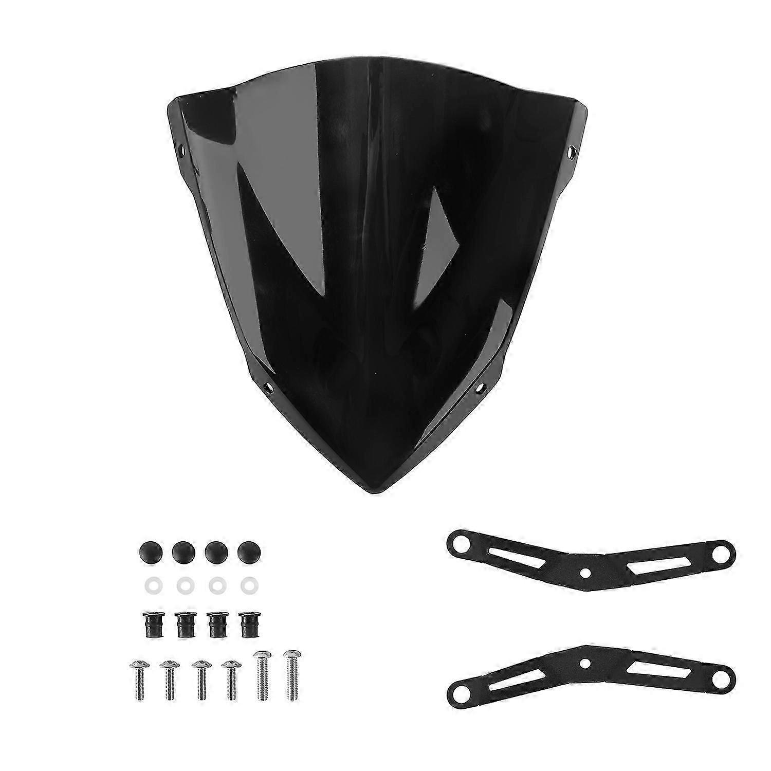 Motorrad-windschutzscheibe Mit Halterung Für Yamaha Mt03 Mt 03 Mt25 Mt 25 2020 2021 Schwarz-jxlgv