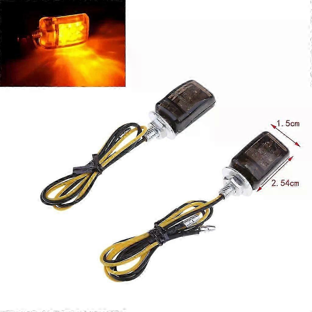Mini-motorrad-led-blinker, Gelb, Schwarz - Jxlgv