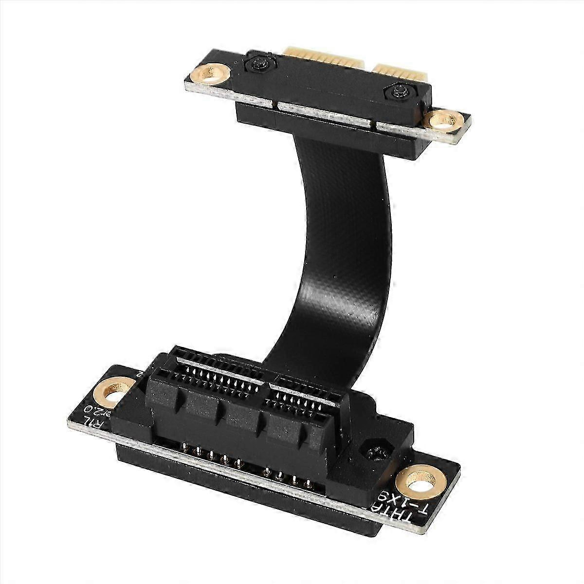 Pcie X1 Riser-kabel, Dual 90 Grad Rechtwinklig, Pcie 3.0 X1 Auf X1 Verlängerungskabel, 8 Gbit/s, Pci Express 1-jxlgv