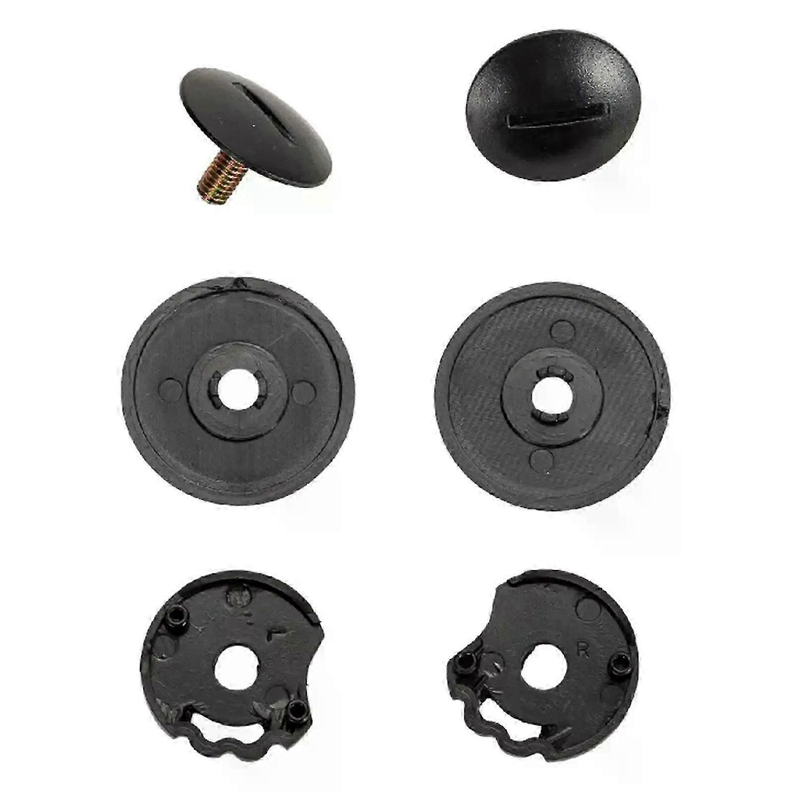 Helmvisier-basis-ersatzteile-set, Professionelle Ersatzteile, Robuste Schwarze Visierhalterungsteile, Passend Für Axxis Square Halbhelm-jxlgv