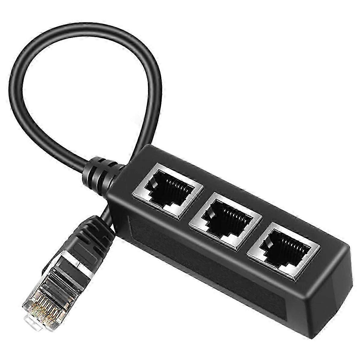 Rj45-ethernet-splitter-adapter, Ethernet-splitter 1 Auf 3, Für Heim-jxlgv