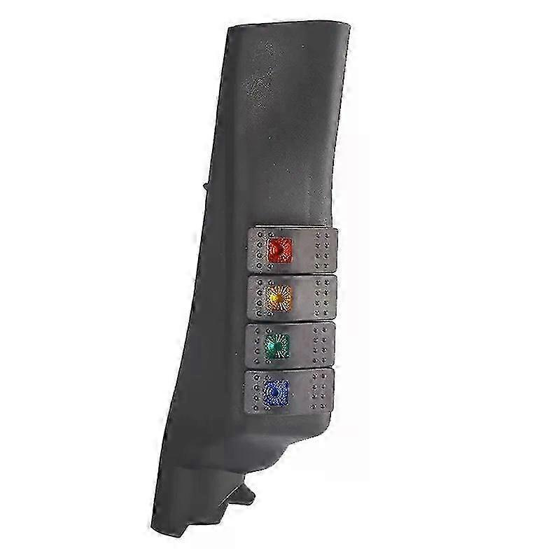 A-säulen-schalterpanel-kit Mit 4 Led-boots-wippschaltern, Passend Für Jeep Wrangler Jk Jku Ab 2011, Linkslenker-jxlgv