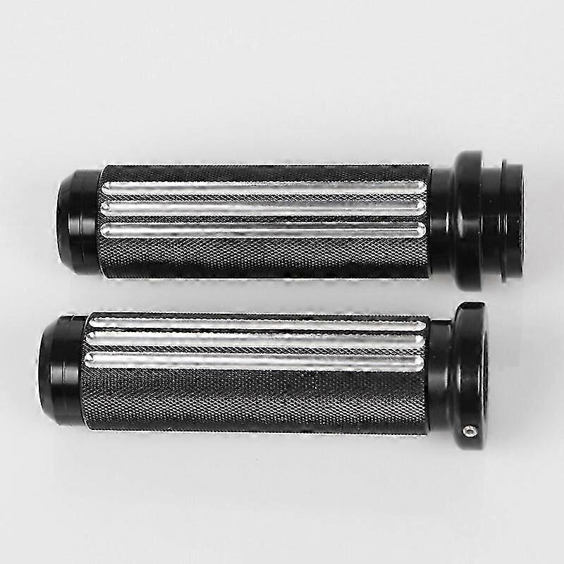 Schwarze Cnc-gefräste 1-zoll-lenkergriffe Mit Elektronischem Gasgriff Für Harley Touring Flhr Fxdls Fxse Flstnse Motorrad-lenkerabdeckung-jxlgv