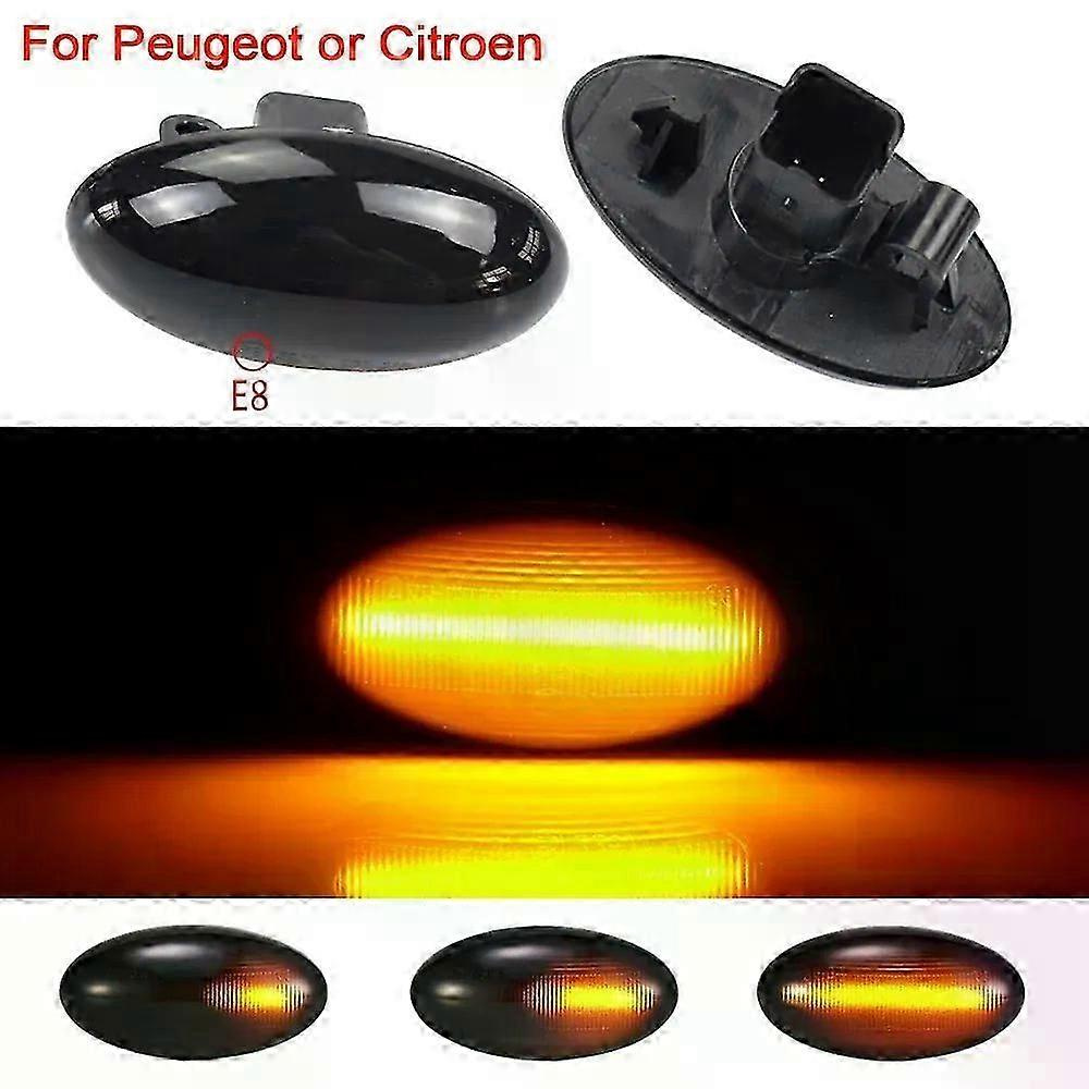 Seitenmarkierungsleuchte Passend Für Peugeot 107, 108, 301, 4007, 607 Und Citroen C-crosser, Elysée, Berlingo, Dispatch, Xsara, C1, C2, Dynamische Blinker-jxlgv