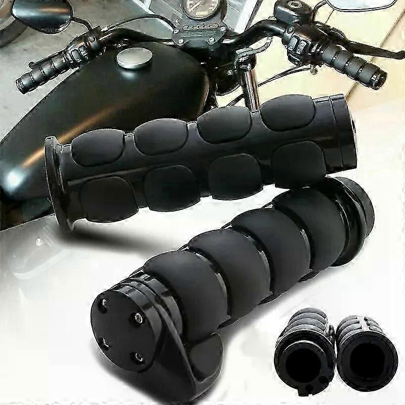 2 Stück 25 Mm/22 Mm 1 Chrom-lenkergriffe Passend Für Harley Touring Street Electra Road Glide Motorrad-lenkergriffe - Jxlgv
