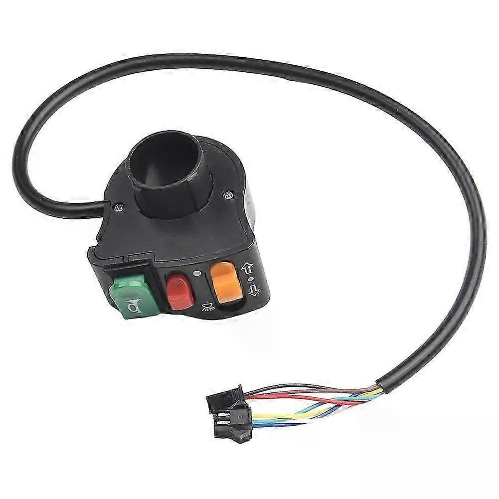 1 Stück 3-in-1-schalter Für Hupe, Licht Und Blinker (ein/aus) Für Motorrad- Und Rollerlenker (7/8 Zoll) – Passend Für Hupe, Scheinwerfer Und Blinker – Jxlgv