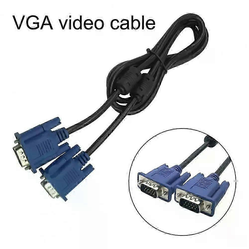 15 M Vga-kabel, Praktisches Plug-and-play-kabel Für Computermonitore, Vga-stecker Auf Vga-stecker, Passend Für Tv-jxlgv