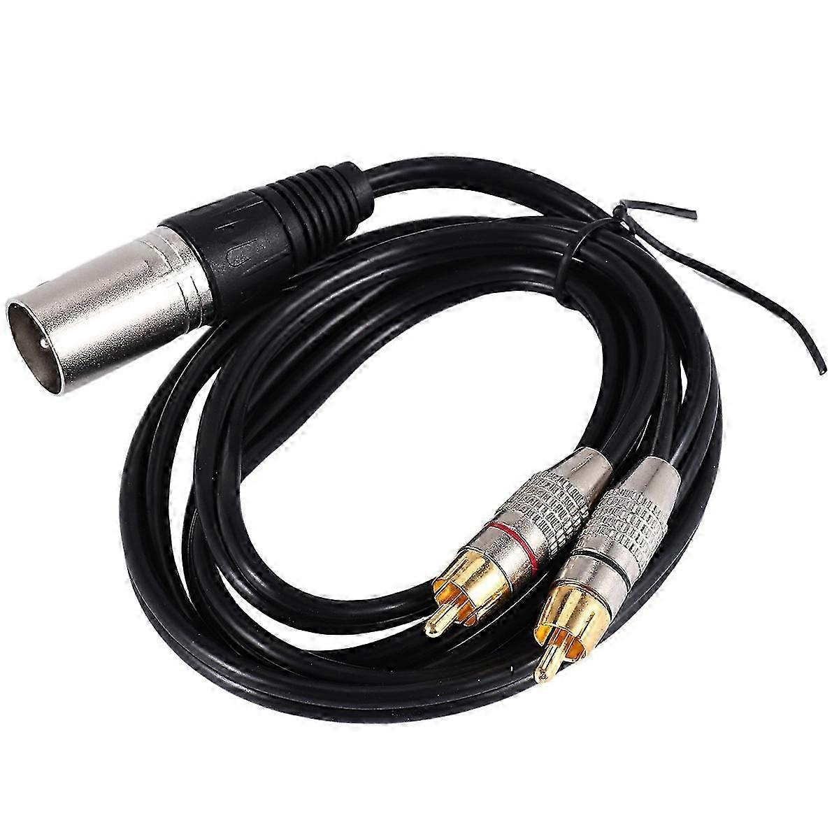 Stereo-audiokabel Mit 1 Xlr-stecker Auf 2 Xlr-stecker (1,5 M) – Jxlgv