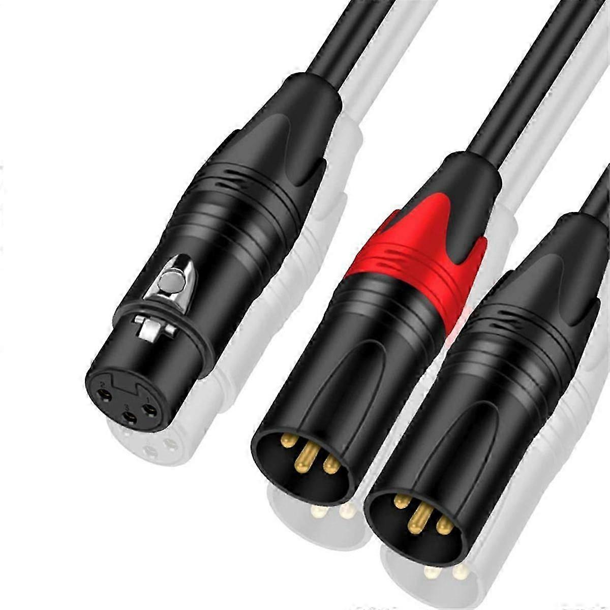 Xlr-y-splitterkabel, Symmetrisch, 2 Xlr-auf-xlr-audioadapter, B-jxlgv