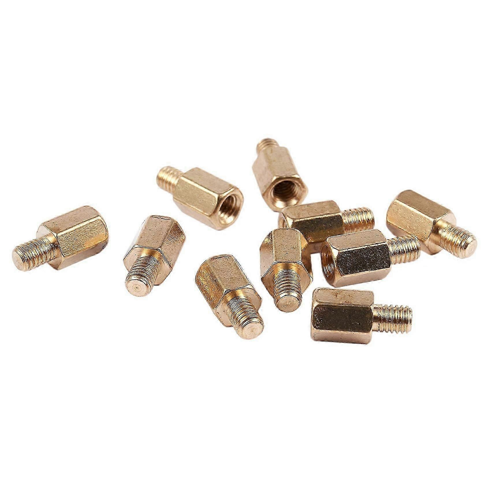 40 Stück Pc-leiterplatten-motherboard-abstandshalter Aus Messing, Sechseckig, M3 6+4 Mm-jxlgv