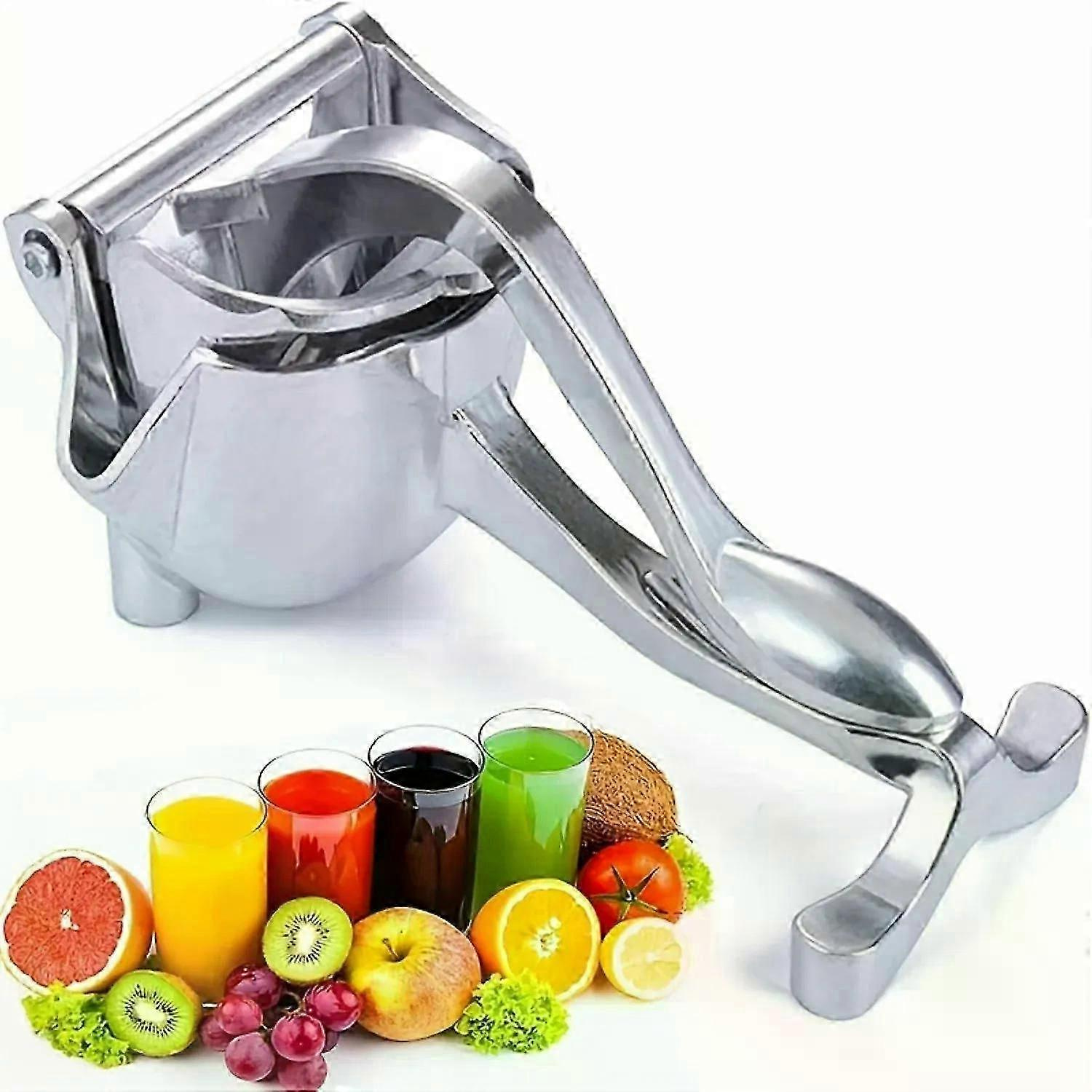 Hochwertige Manuelle Zitruspresse Aus Edelstahl – Ideal Für Frisch Gepressten Zitronen- Und Limettensaft In Der Küche – Robuste Silberne Presse – Jxlgv