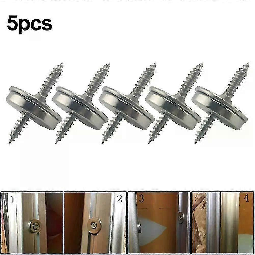 5er-set Magnetische Schrankverschlüsse, Türstopper, Schranktürschließer, Passend Für Schrankmöbelbeschläge - Jxlgv