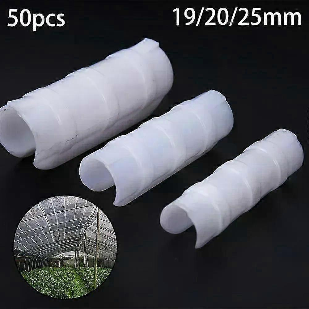 50 Stück 19/20/25 Mm Pflanzenclips, Folienclips, Gewächshaus-schnappklemmen, Kunststoffrohrklemmen, Gartenbedarf - Jxlgv