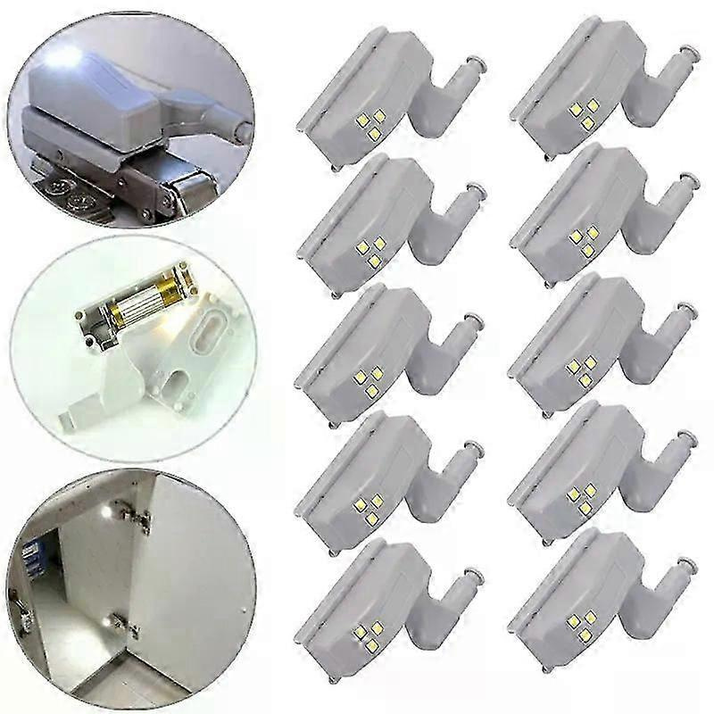 5/10er-pack Led-unterbauleuchten Mit Scharnieren, Universell Einsetzbar Für Kleiderschränke Und Schränke, Geeignet Für Schlafzimmer, Küche Und Kleiderschrank, Nachttischlampe – Jxlgv
