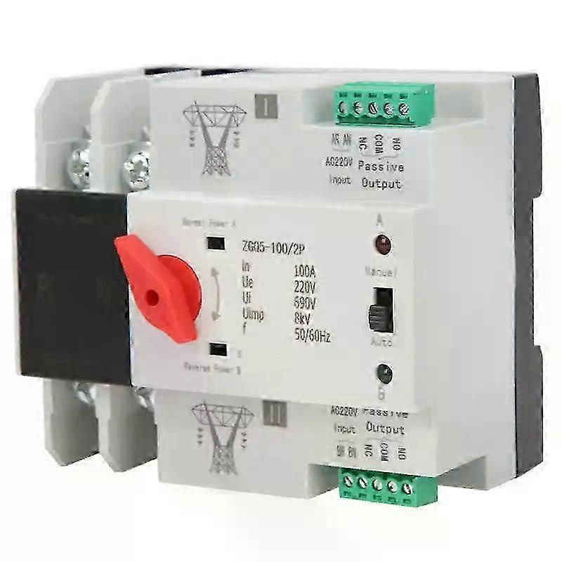Automatischer Dual-power-umschalter Mit Unterbrechungsfreiem 2-wege-controller Zgq5-100/2/4p 220/400v-jxlgv