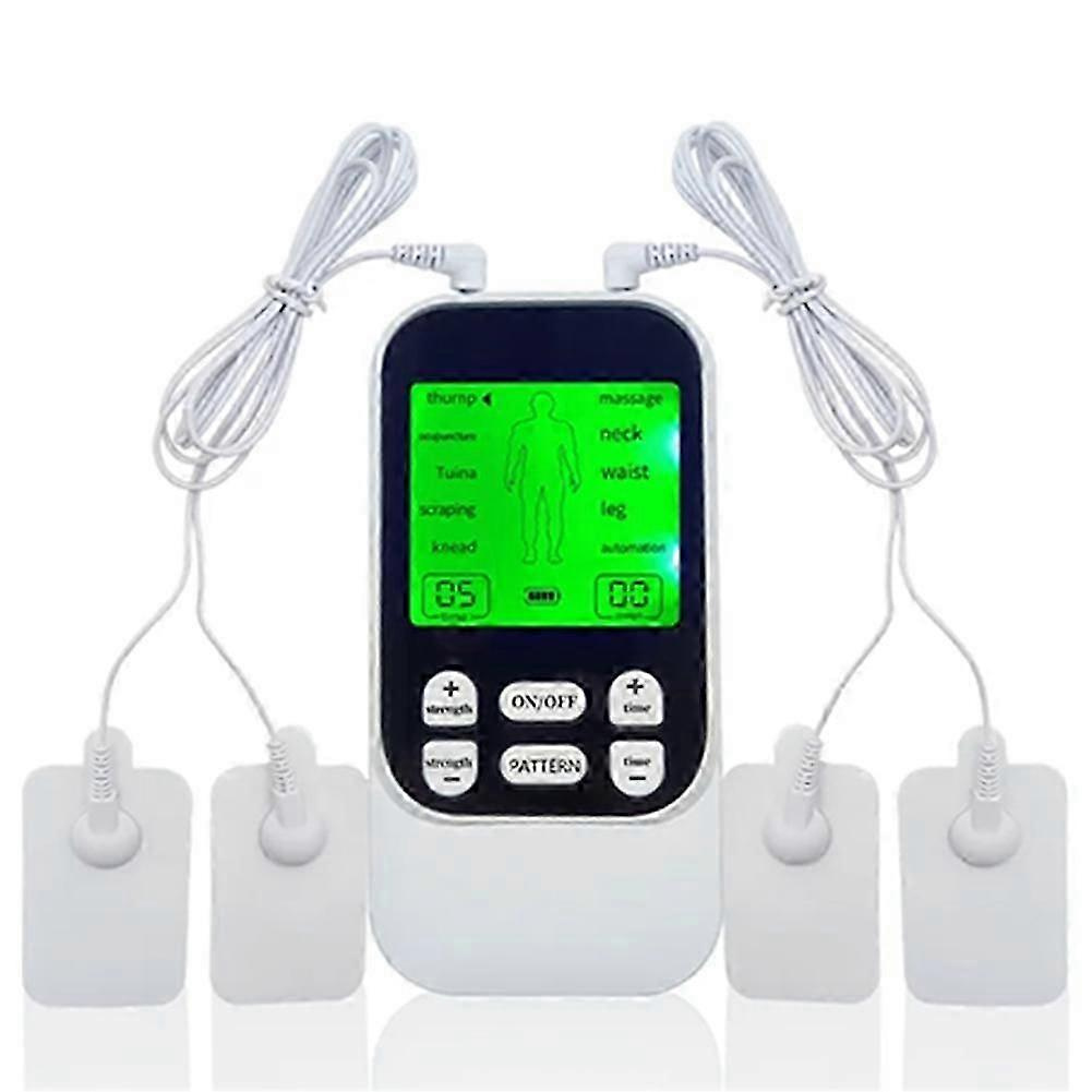 Elektrischer Impuls-muskelstimulator Mit 10 Modi Für Die Ems-massage Von Schultern, Nacken Und Rücken – Jxlgv